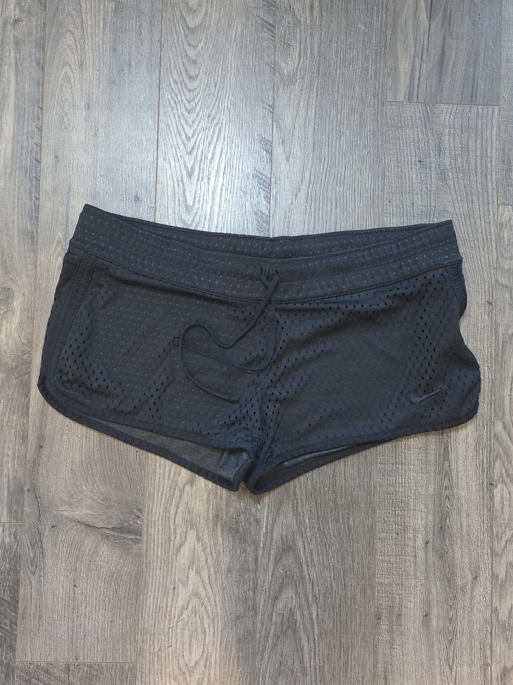 Nike Women's Black Perforated Athletic Shorts